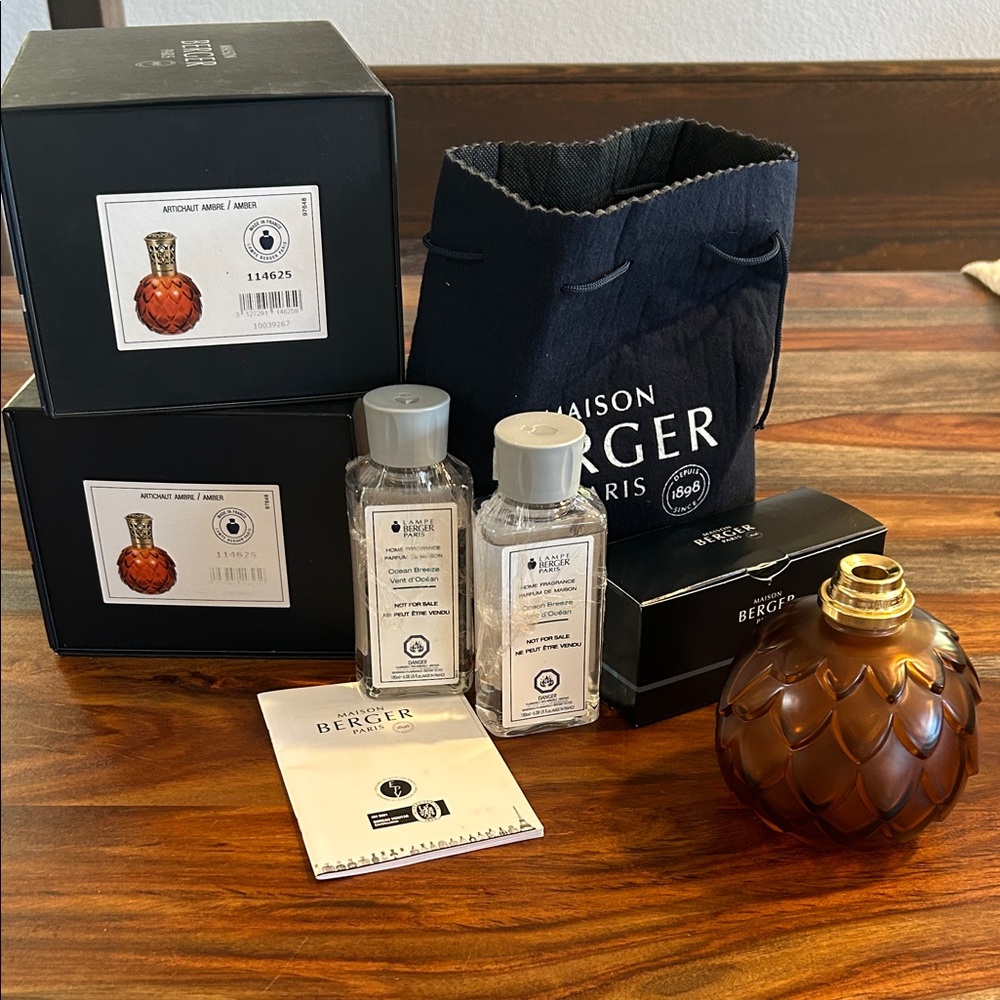 Maison Berger Paris Amber Home Fragrance Lamp Set